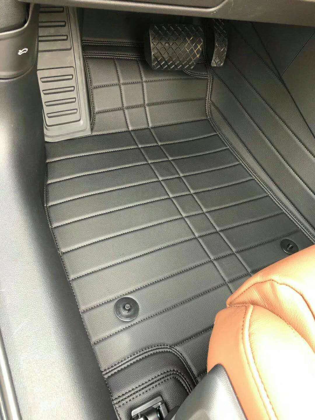 奥迪a8l脚垫实拍